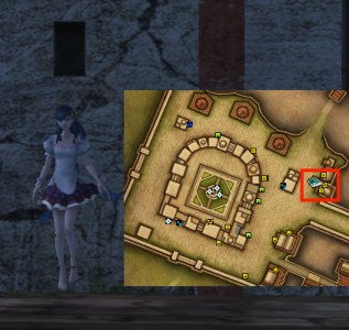 Xabi et sa position à la Ville en Ruine